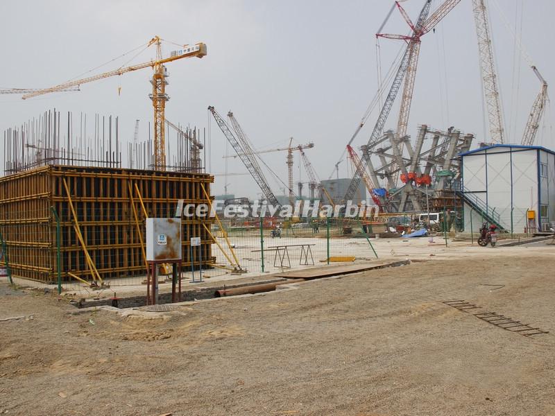 Harbin Wanda Indoor Ski Resort Construction Site