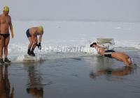 Winter Swimming in Harbin China