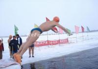 Winter Swimming Performance Harbin China