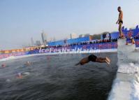 Winter Swimming Performance During the 29th Harbin Ice Festival