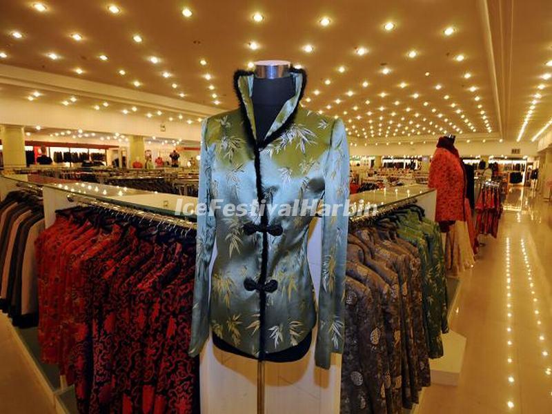 The Silken Garments for Sale in Shanghai Jiangnan Silk Museum