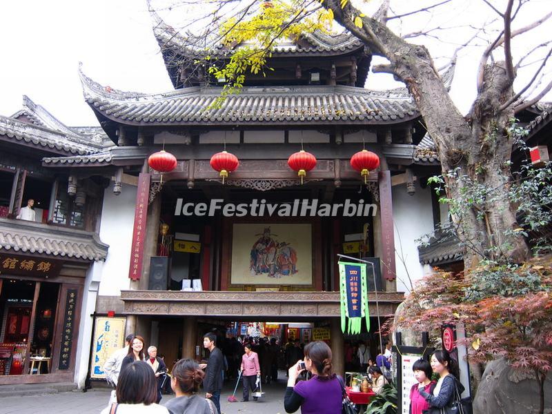 A Stage for Sichuan Opera, Chengdu Jinli Ancient Street