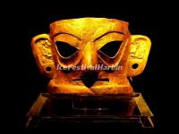 The Gold Mask in Jinsha Site Museum 