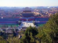 A Distance View of Forbidden City from Jinshan Park