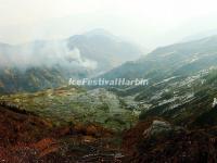 The Overlook Scenery of Laohuzui Rice Terraces 