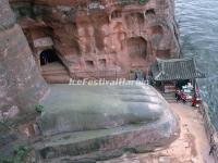 The Left Foot of the Leshan Giant Buddha