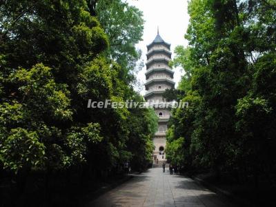 The Pagoda in Nanjing Linggu Temple