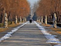 Ming Tombs Sacred Way in Snow