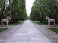 Ming Tombs Sacred Way Stone Carving-Horses