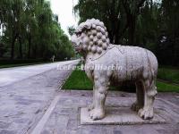 Ming Tomb Sacred Way Stone Carving-Standing Lion