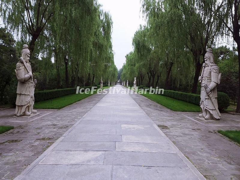 Ming Tombs Sacred Way Stone Carving-Warriors 