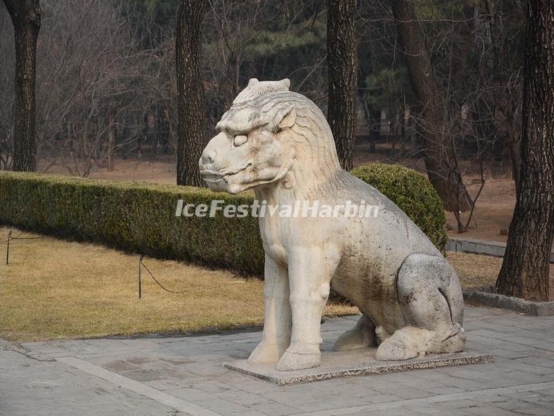 Ming Tombs Sacred Way Stone Carving-Sitting Xiezhi