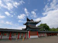 A Long Corridor in Lijiang Mu's Residence