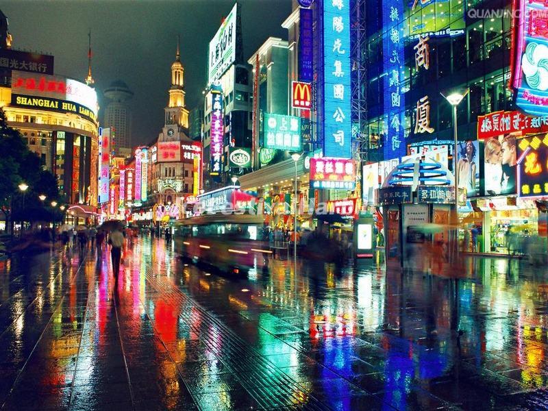 Nanjing Road Night Scene 