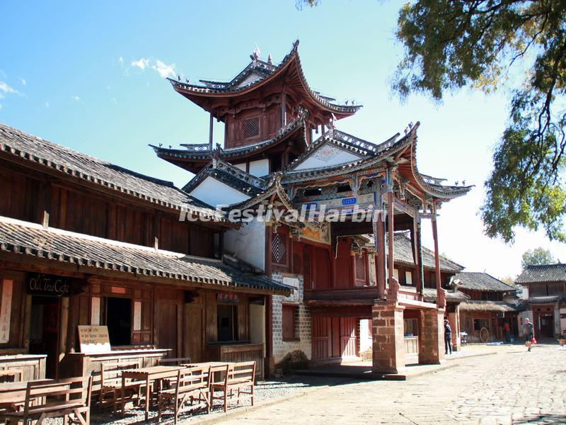 The Old Tree Cafe in Shaxi Ancient Town, Dali