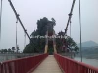 The Bridge Linking to Shibaozhai Temple