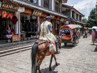 Streetscape in Lijiang Shuhe Ancient Town