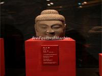 A Buddha Head Displayed in Sichuan Museum 