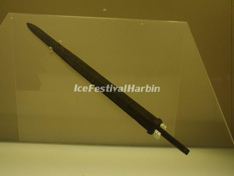 An Ancient Sword Displayed in Sichuan Museum