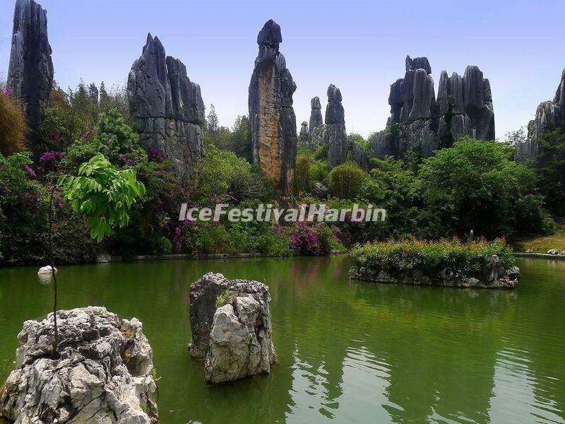 The Ashima Stone in Kunming Stone Forest