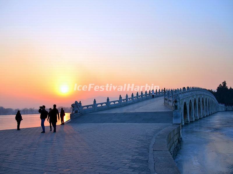 The Sunset Over Summer Palace