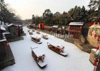 Summer Palace Suzhou Street in Snow