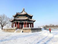 Summer Palace Pavilion and Snow