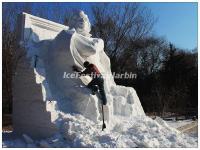 Make Snow Sculptures in Harbin