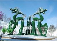 Harbin Snow Sculptures-Dragons