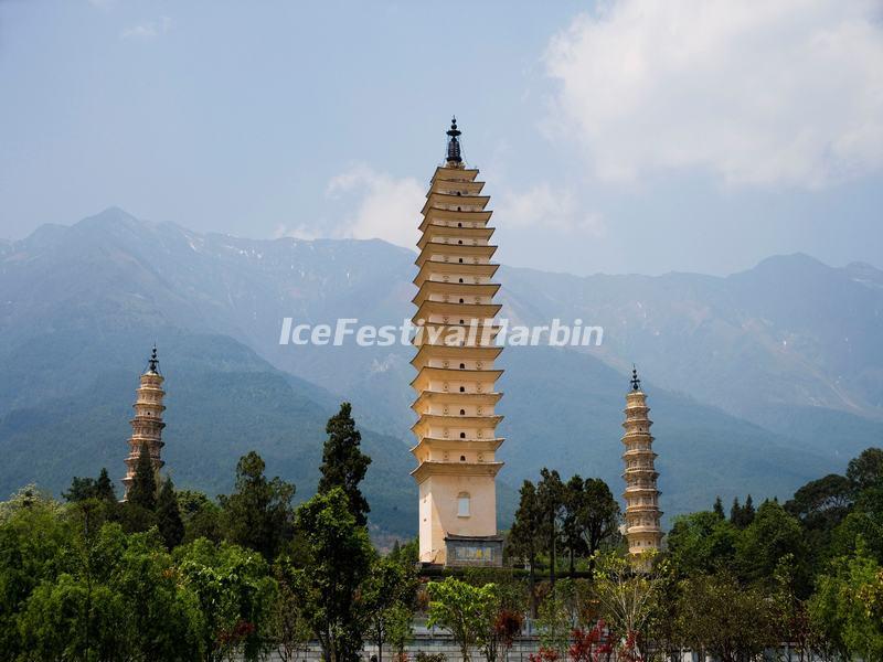 Three Pagodas Dali, Yunnan
