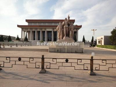 Mausoleum of Mao Zedong on Tiananmen Square