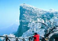 Zhangjiajie Tianmen Mountain in Snow