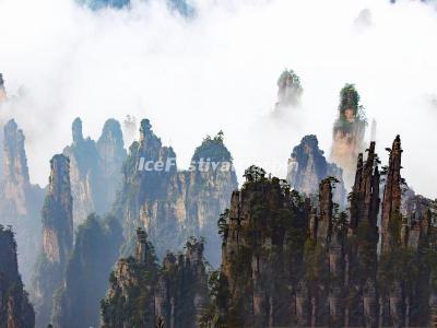 Zhangjiajie Tianzi Mountain 