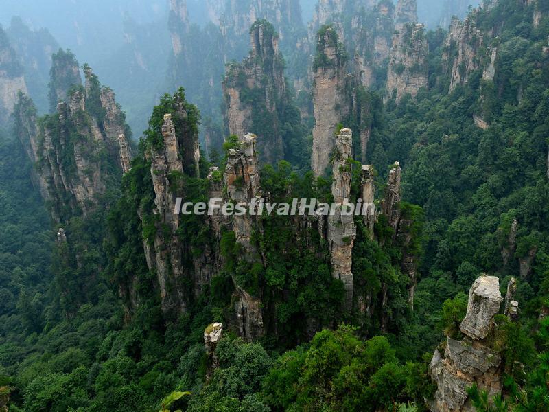 Tianzi Mountain Zhangjiajie China