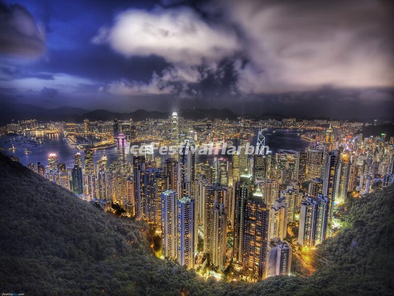 Victoria Peak at Night