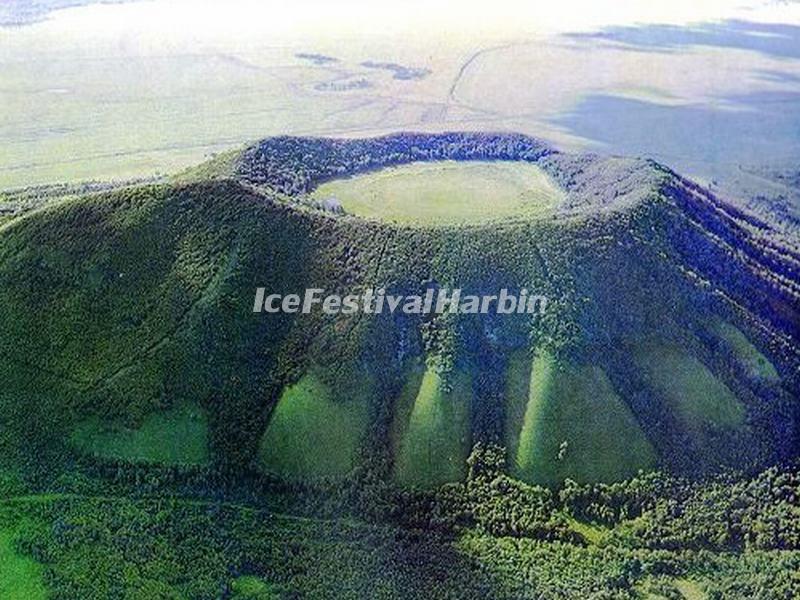 An Extinct Volcano in Wudalianchi World Geopark