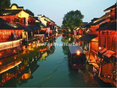 Wuzhen Town in the evening