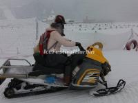 Snowmobiling in Chengdu Xiling Snow Mountain 