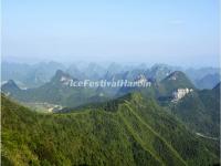 A View from Guilin Yao Mountain