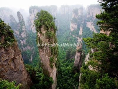 The Avatar Hallelujah Mountain in Yuanjiajie, Zhangjiajie