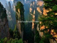 The Hallelujah Mountain in Yuanjiajie Scenic Area