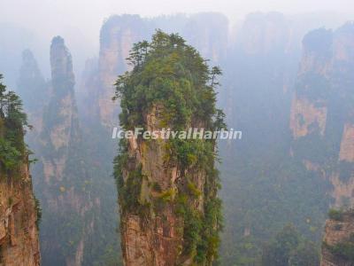 The Avatar Hallelujah Mountain in Yuanjiajie 