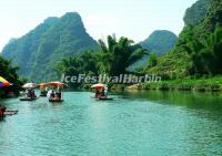 Yangshuo Yulong River Bamboo Rafting 