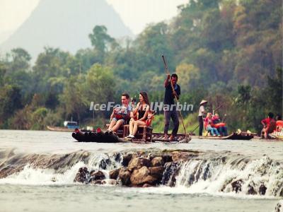 Yangshuo Yulong River Bamboo Rafting