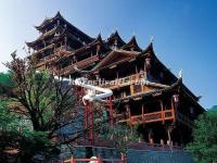 The Buildings in Zhangjiajie Tujia Folk Custom Park