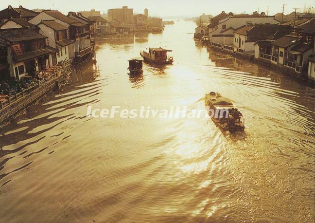 Zhujiajiao Water Town Boats